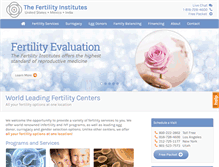 Tablet Screenshot of fertility-docs.com